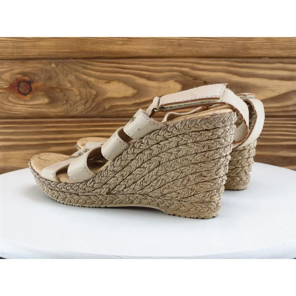 Selex‎ Size 5 M Women Sandal Strappy Beige Synthetic